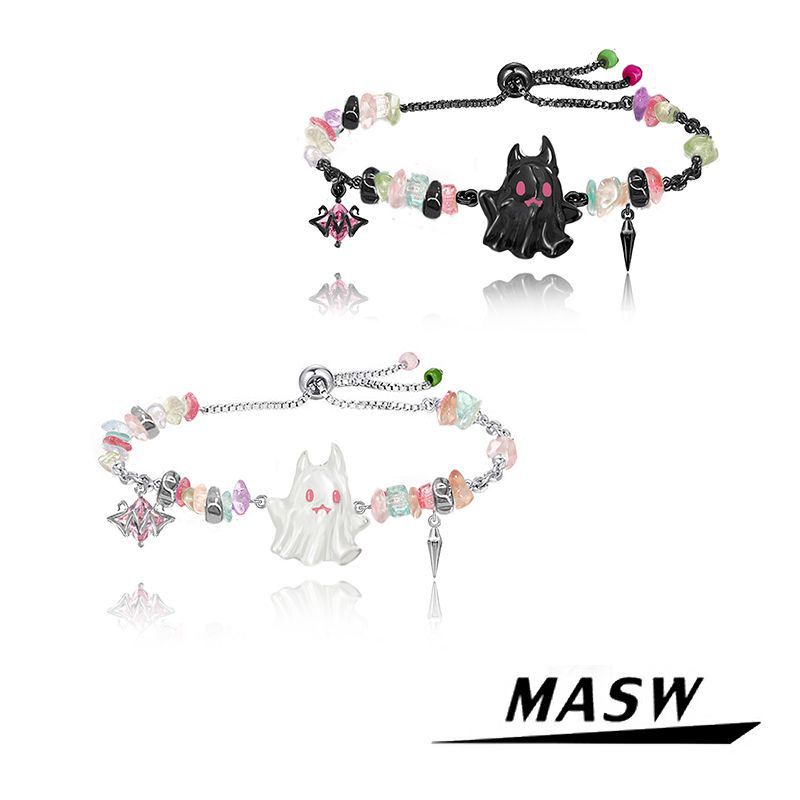 MASW maxiu original design Carnival party series high-grade color little ghost bracelet sweet cool devil bracelet MASW maxiu original design Carnival party series high-grade color little ghost bracelet sweet cool devil bracelet