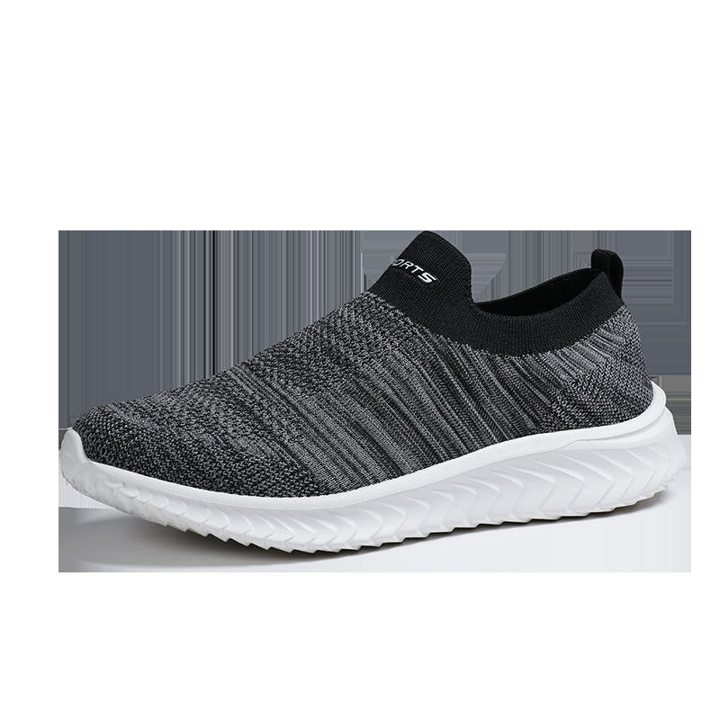 2025 primavera nueva pareja zapatos de tejido femenino cómodos zapatos casuales de malla transpirables zapatos deportivos de hombre zapatos de altura baja