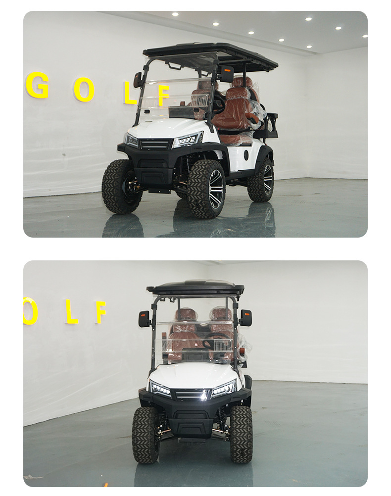 Customized Golf Carts for Foreign Trade, Tourist Attractions, Hotels, and Homestay Shuttles; Golf Sightseeing Vehicles