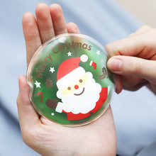 暖手寶冬季鐵片凝膠掰掰熱便攜不充電 卡通心形暖手袋反復使用