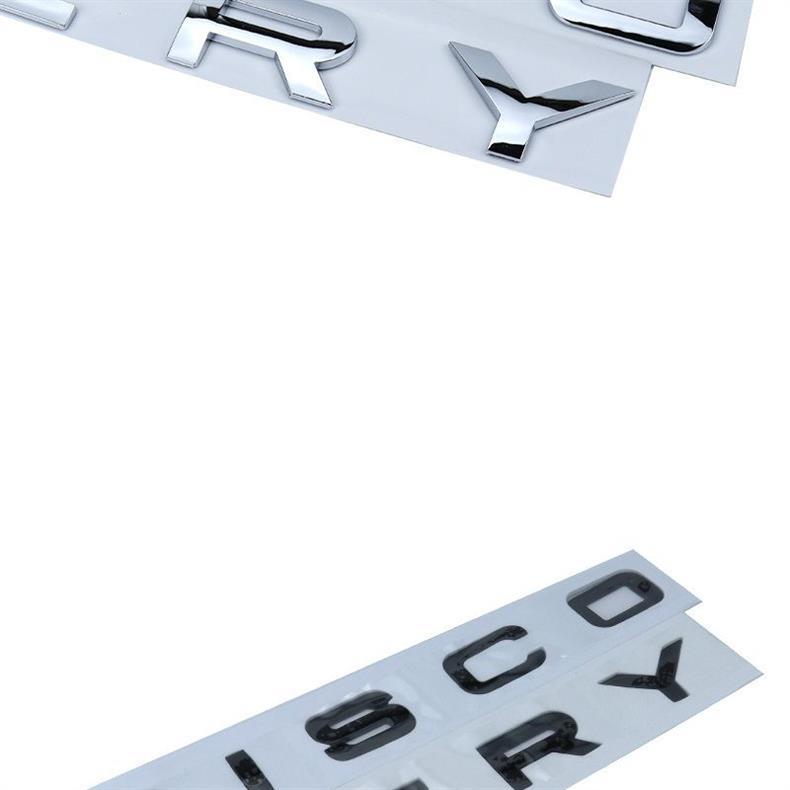 Suitable for Land Rover Discovery Sport hood lettering, front English Chery Land Rover rear door DISCOVERY emblem