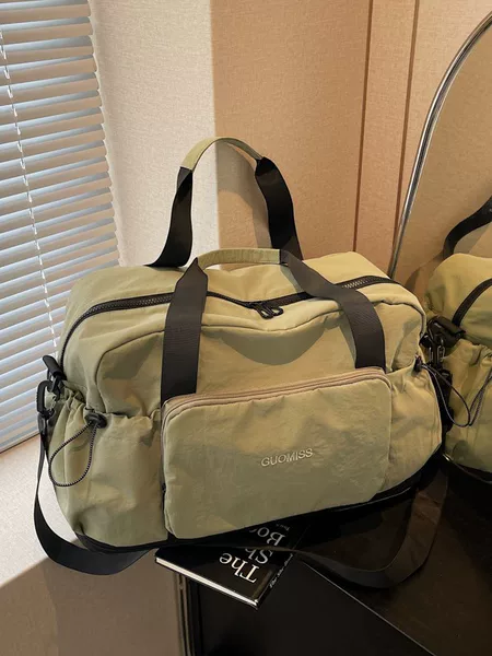 Travel Bag for Women, Large Capacity, Portable Cross-Body Luggage Bag, Lightweight Short-Distance Business Trip Travel Bag, Dry and Wet Separation Fitness Bag