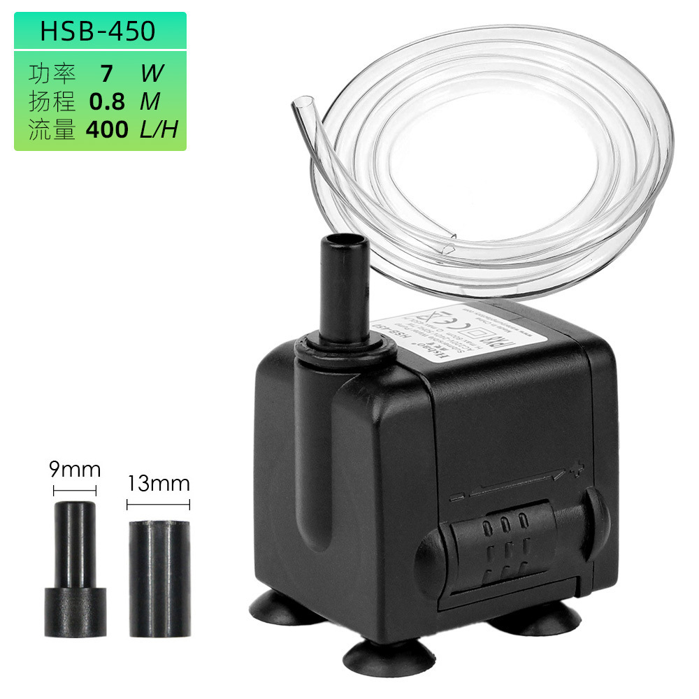 7w/400 flow rate (with 1.5m water pipes)
