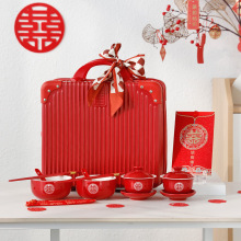 新婚礼物送新人新娘闺蜜姐妹朋友结婚订婚实用伴手礼碗筷杯子套装