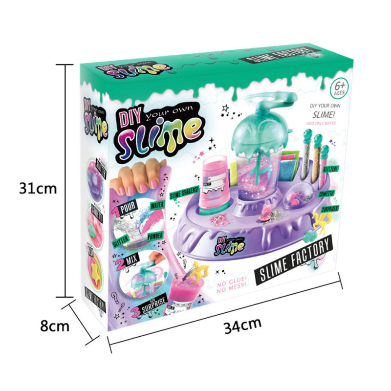 Cross-Border DIY Slime Magic Clay DIY Slime Handmade Shaker Toy Set for Children Educational Parent-Child Toy Set Cross-Border DIY Slime Magic Clay DIY Slime Handmade Shaker Toy Set for Children Educational Parent-Child Toy Set