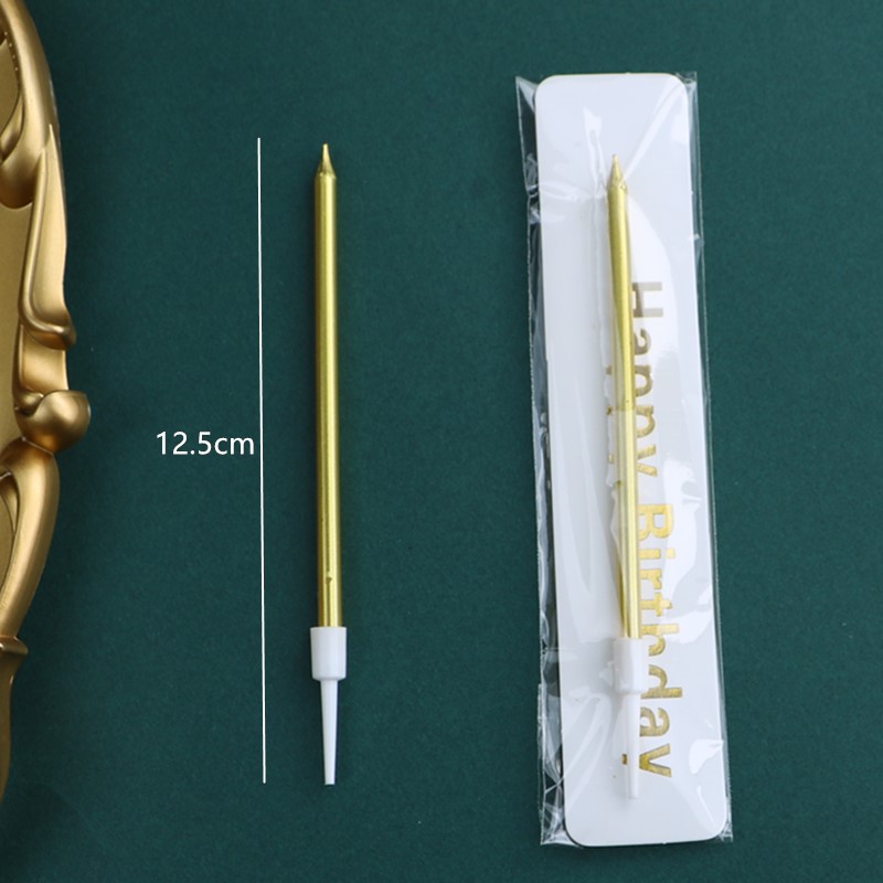 50 velas digitales de oro para el pastel de cumpleaños en caja independiente plata curva decoración de mesa de postres