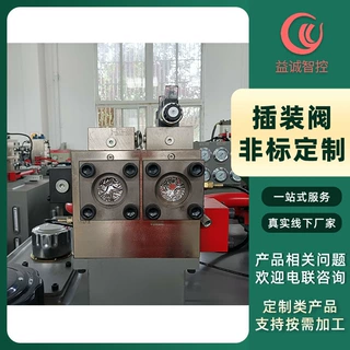 益诚 工厂加工非标定制二通插装阀液压阀组生产厂家
