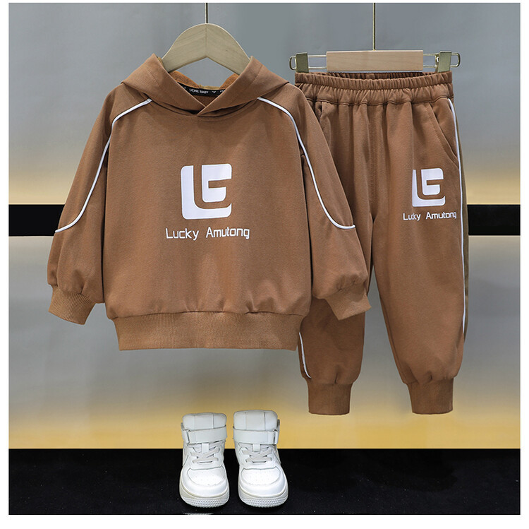 Drenge kortreb 2023 forår og efterår sæson Ny smuk sweater i to dele Baby Trendy børnetøj_voghion.com