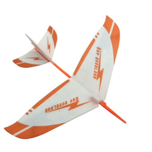 New luminous hand ejection large aircraft diy assembled children's educational outdoor parent-child toys factory direct sales