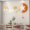 Wall modern and minimalistic decorations for living room, fashionable creative pocket watch, light luxury style, internet celebrity