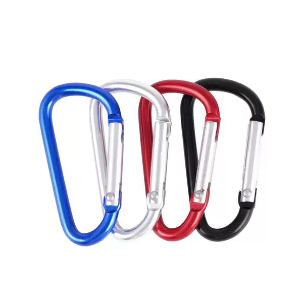 No. 5 D-type carabiner aluminum alloy D-type hanging buckle outdoor climbing buckle spring hook luggage backpack hook