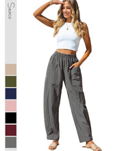 ���R�d�¿�羳���Q����Cotton-Linen Casual Pants �ȼ��L�ɾo��