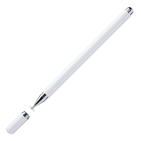 Magnetic suction cup head touch screen pen white