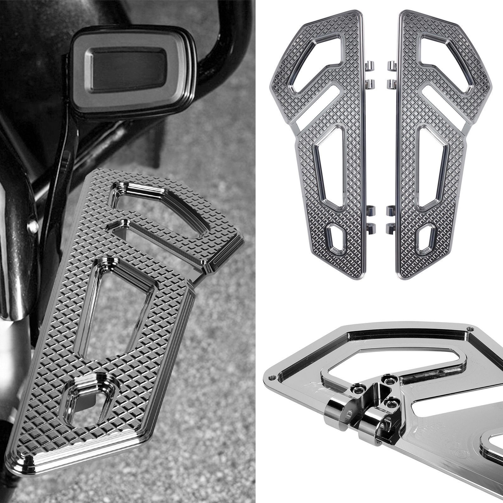 Motorcycle Accessories Suitable for Harley Street Glide Road King Modified Large Front Pedal Driver Pedal