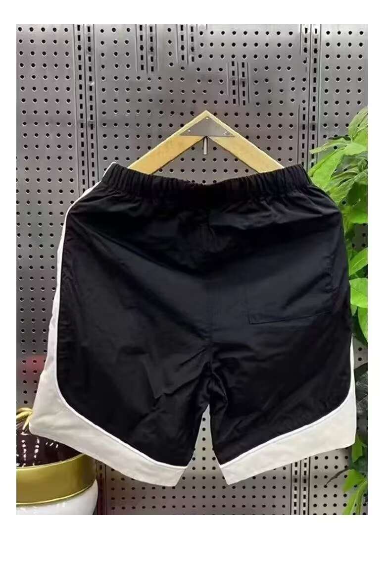 Men's Clothing Men's Trendy Casual Embroidered Shorts Patchwork Five Point Outdoor Sports Beach Pants Loose Fit_viptrois.com