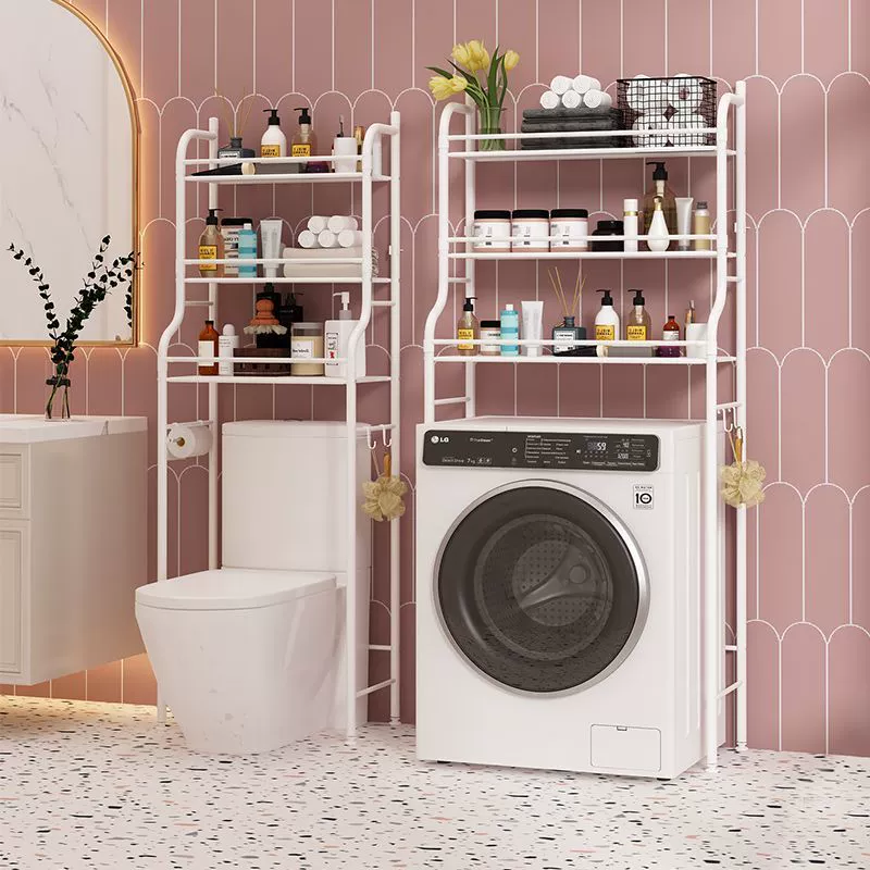 Ванная комната полка от пола до потолка Туалет ванна туалетная стойка умывальник стиральная машина унитаз