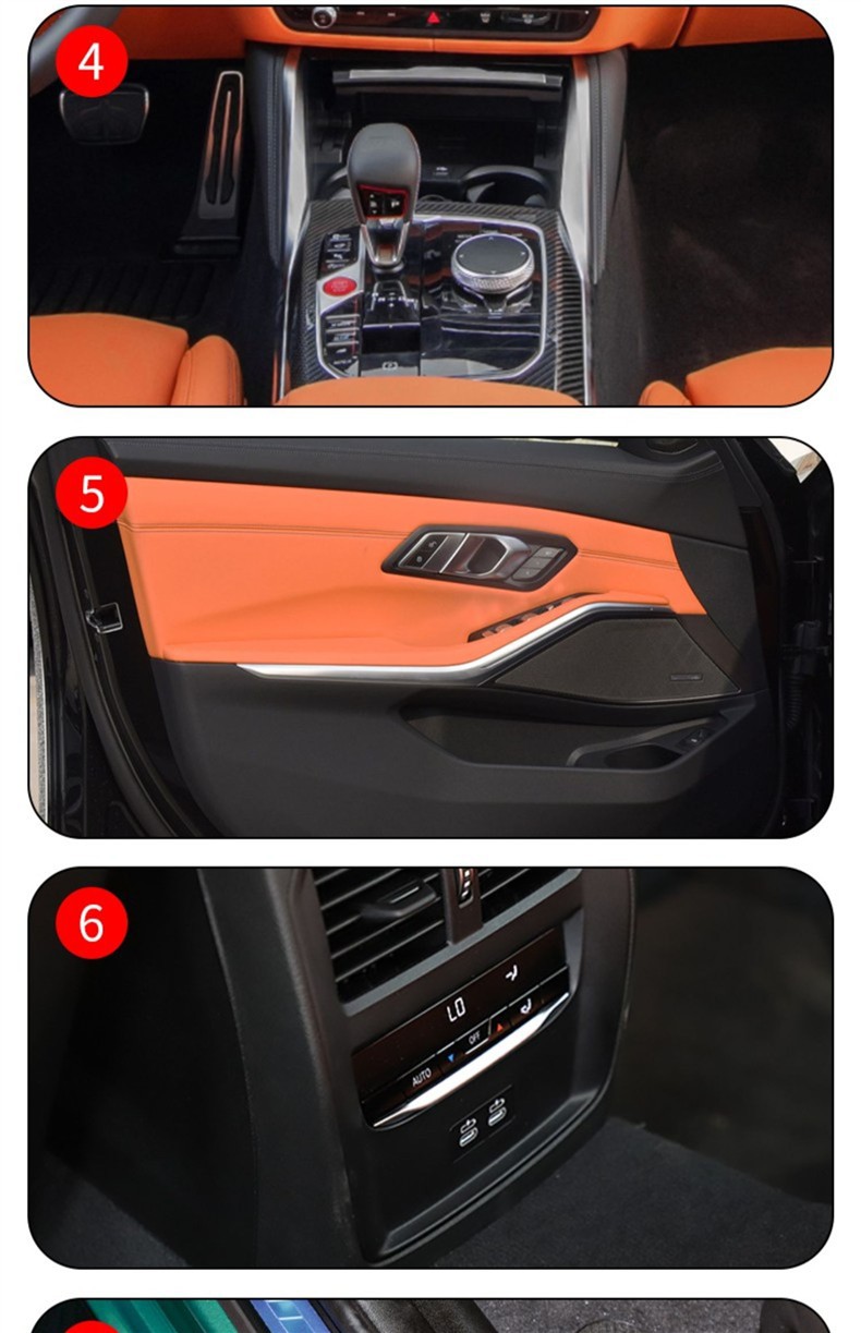 21-25 Bmw M2/M3 Central Control Gear Interior Car Sticker Special Paint Transparent Tpu Screen Protector