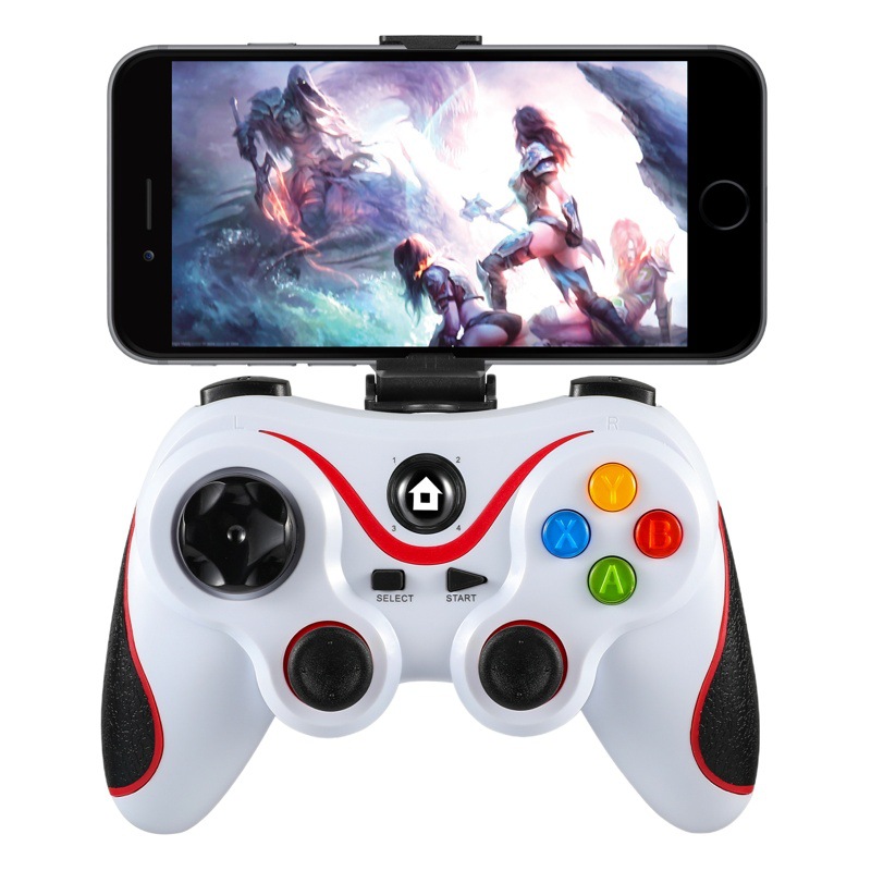 Controlador de juegos V8 compatible con juegos de teléfonos móviles Android/iOS, dispositivos portátiles inalámbricos Bluetooth para p3/pc.
