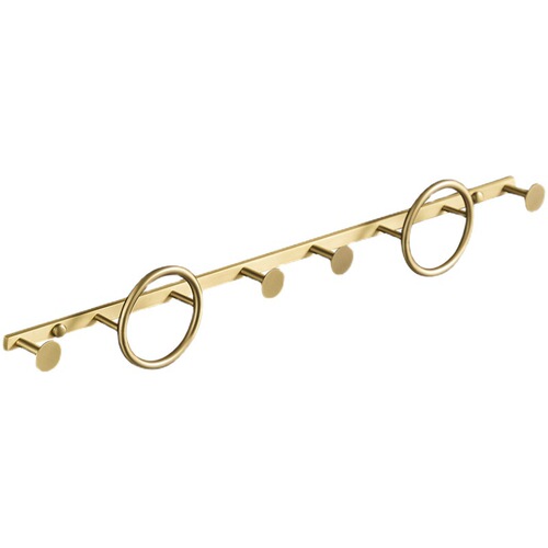 No punching brass hook entrance coat rack bedroom clothes hook wall hanging towel hook bathroom door back hook