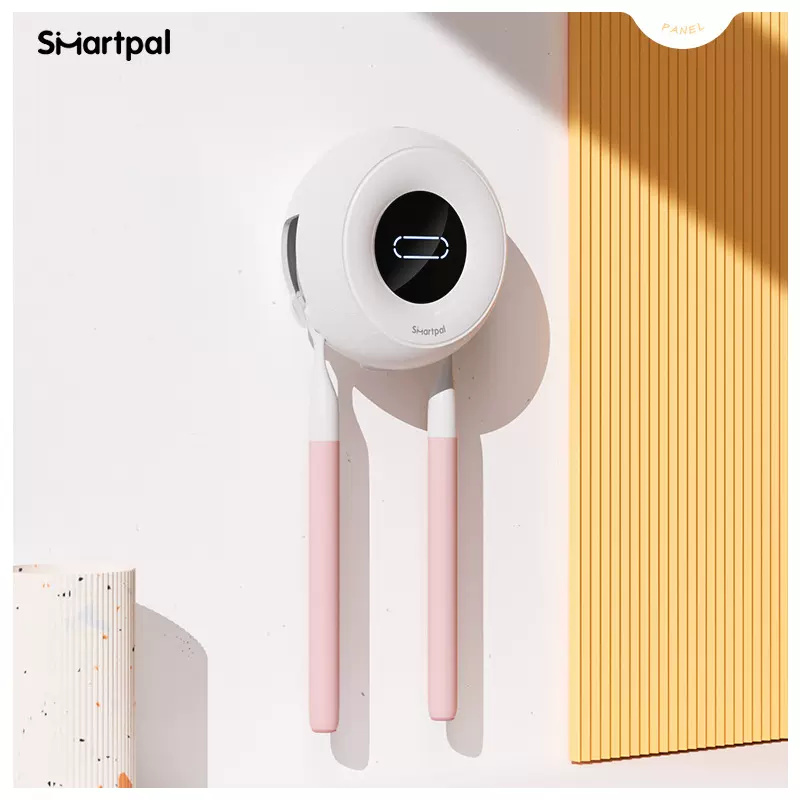 牙刷消毒器紫外杀菌热烘干电动牙刷架壁挂免钉牙刷置物架贴牌定制