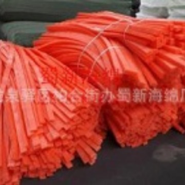 厂家供应红色静电条子泡沫/单面带胶红色静电珍珠棉条子/密封条