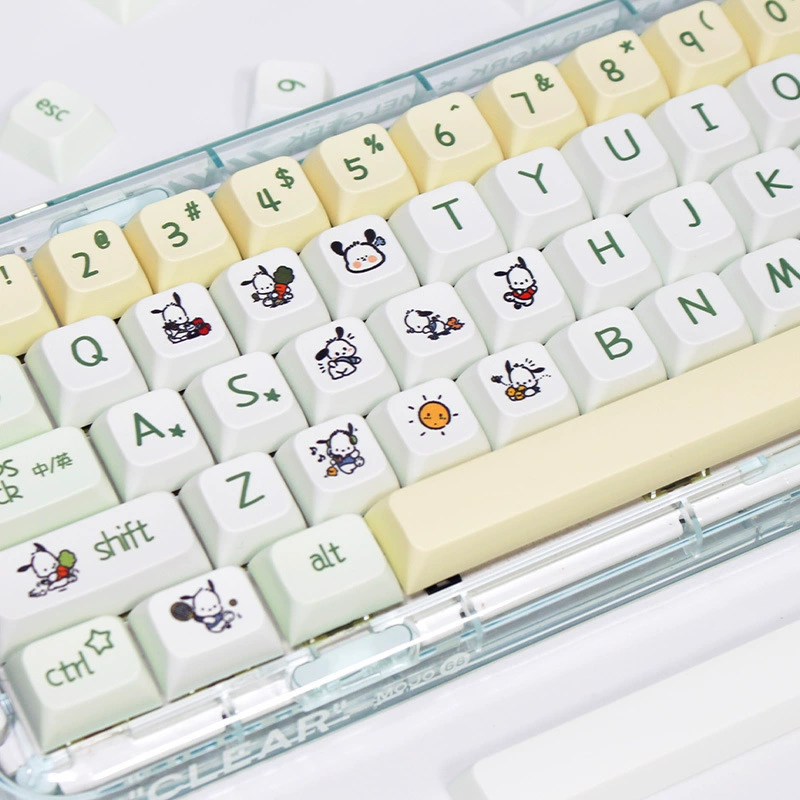 Клавиши/клавиши набора (XDA Paccharia) PBT с термопереносом, профиль XDA — полный набор 120–135 клавиш