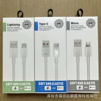 Новая коробка для кабеля для передачи данных 6A подходит для Apple, Android, Type-c интерфейс для быстрой упаковки кабеля для передачи данных