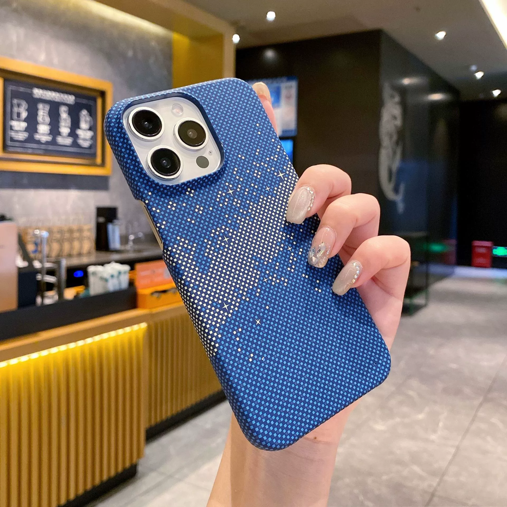 Чехол для телефона (совместимый с Apple) рисунок Cafera, ПК, магнитная опция, для iPhone 11–16