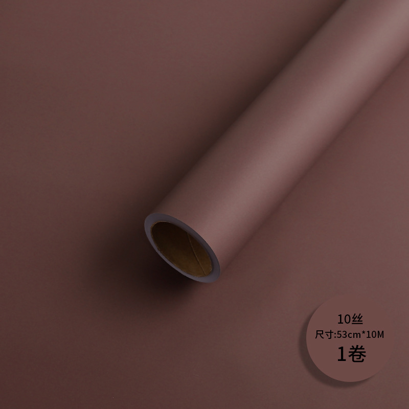 Red popular 10 seda coreana papel de estilo amor mate niebla papel esmaltado espesado impermeable duro florista de papel de envoltura