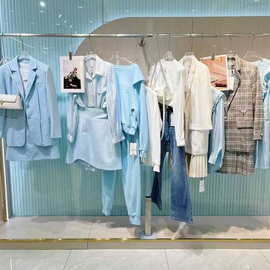 杭州一线女装25秋款茜舞品质感套装连衣裙上衣裤裙实体店直播尾货