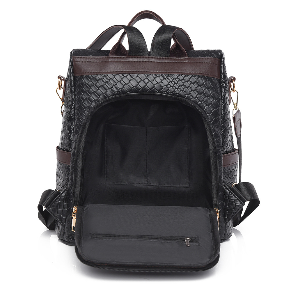 AliExpress 2025 nueva mochila antirrobo para mujer súper caliente simple y versátil mochila de doble uso con borlas de moda al por mayor