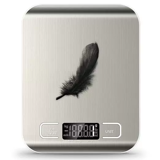 Cross-Border Hot-Selling Electronic Scale, Accurate Gram Weight Scale, Stainless Steel Small Bench Scale, Electronic Kitchen Scale, Household Food Baking Scale