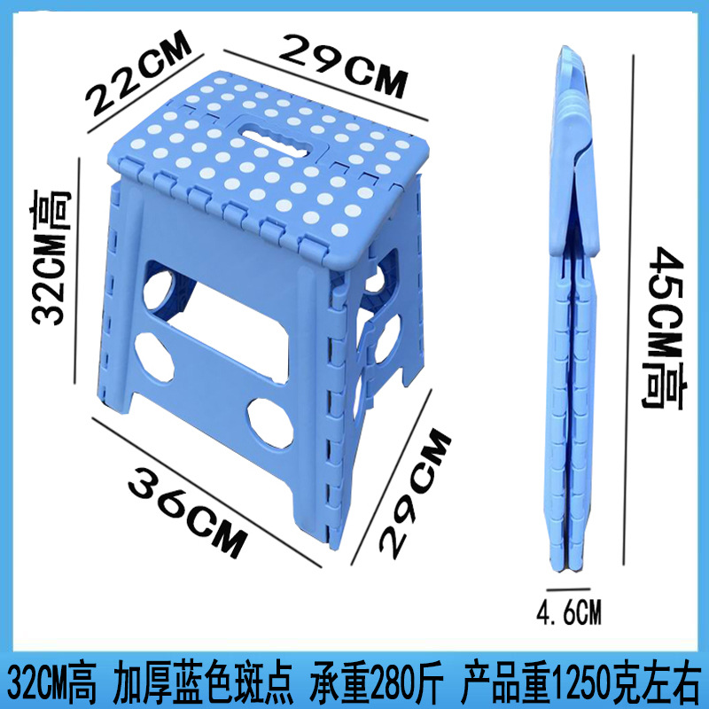 Exportación de taburetes plegables de plástico grueso para niños taburetes portátiles para interiores y exteriores taburetes portátiles antideslizantes
