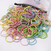 Children's elastic hair rope, hair accessory handmade, 20 colors, European style