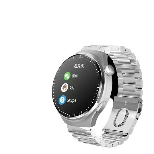 Top version of silver three-plant steel [dragon dial + offline payment + message push + super long standby]