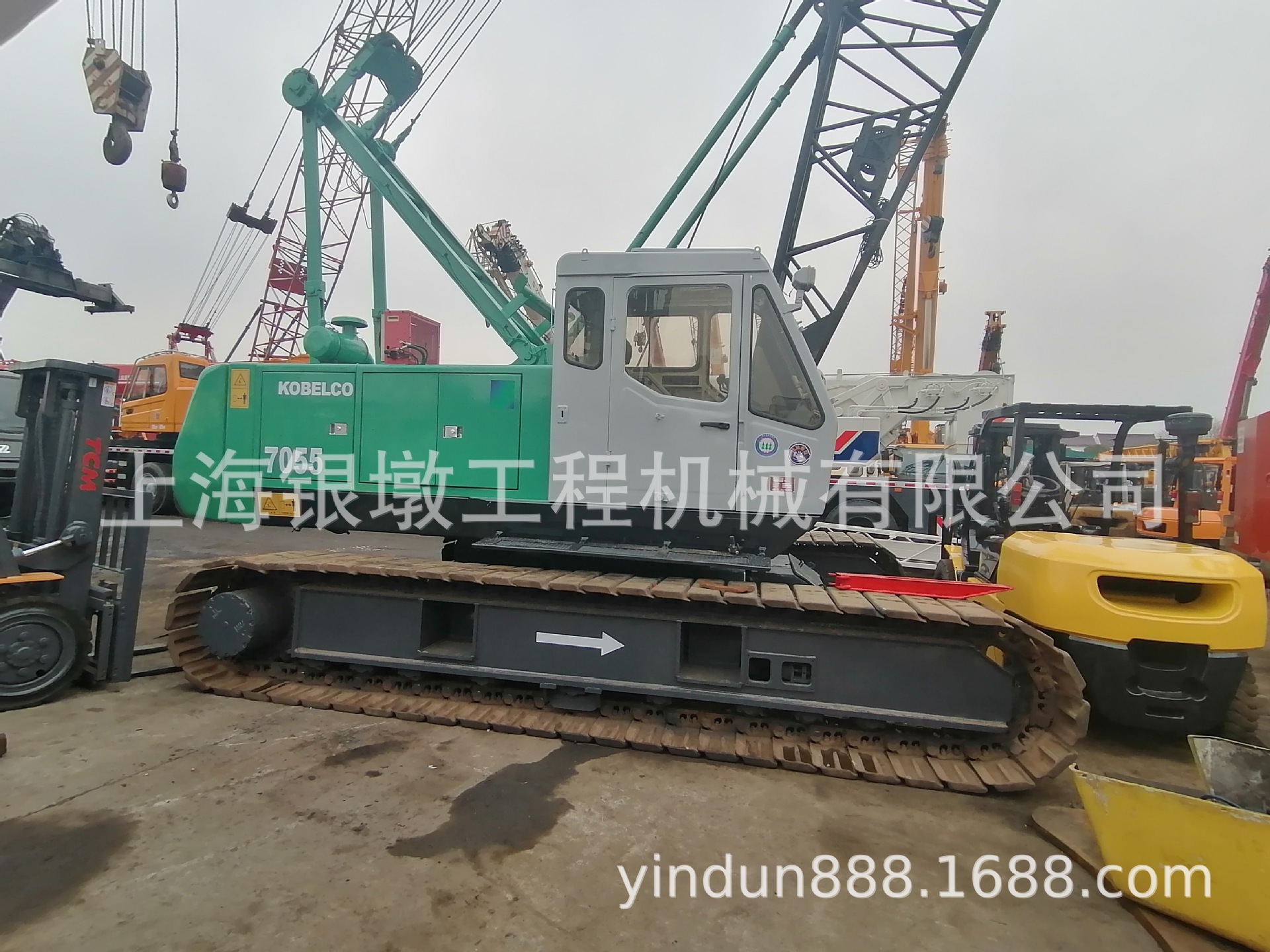 50吨55吨神钢吊车 kobelco 履带式起重机 二手履带吊