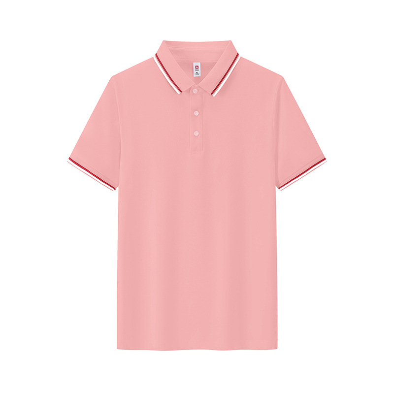 Comercio Solona algodón poliéster de color de verano camiseta de manga corta con la solapa ropa de trabajo polo camiseta de hombre personalizada
