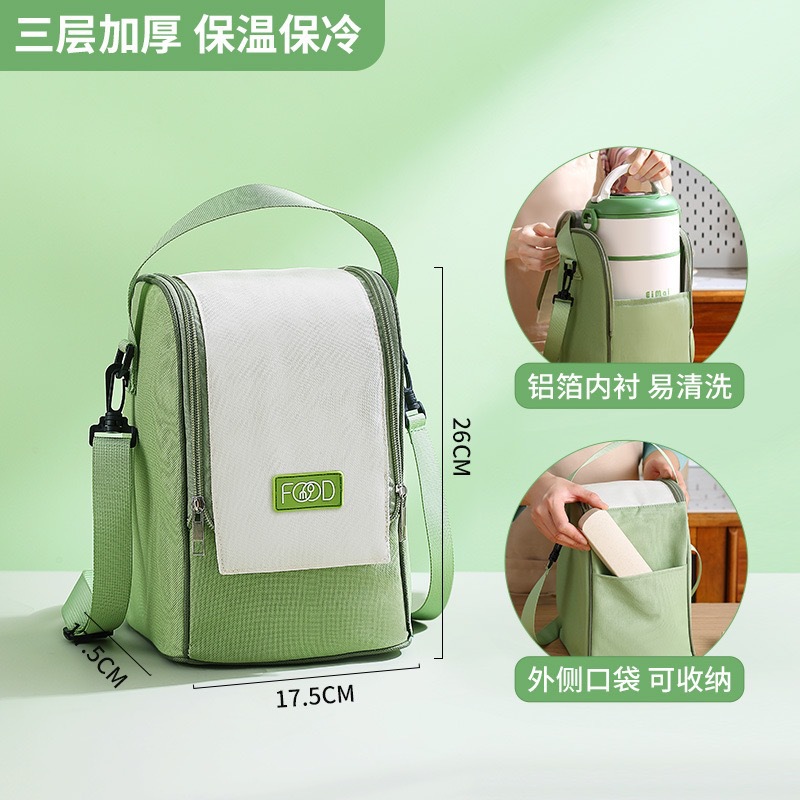 Taza de vacío de acero inoxidable mini taza de desayuno al aire libre portátil de doble capa mango sellado con tapa hogar taza de sopa fresca