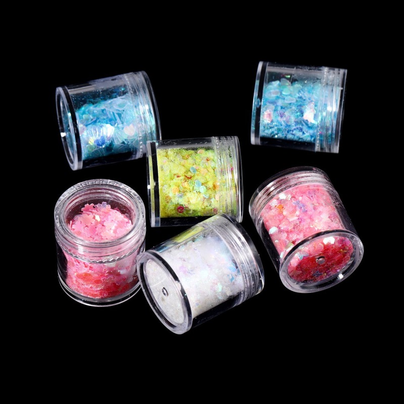 DIY Fantasy Fairy Mix Glitter Crystal Drops UV Glue Nail Nail Art Sequins Crystal Mud Glitter Powder 1 Bottle DIY Fantasy Fairy Mix Glitter Crystal Drops UV Glue Nail Nail Art Sequins Crystal Mud Glitter Powder 1 Bottle