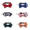 Choker with bow, small bell, patch, pet, cat, wholesale