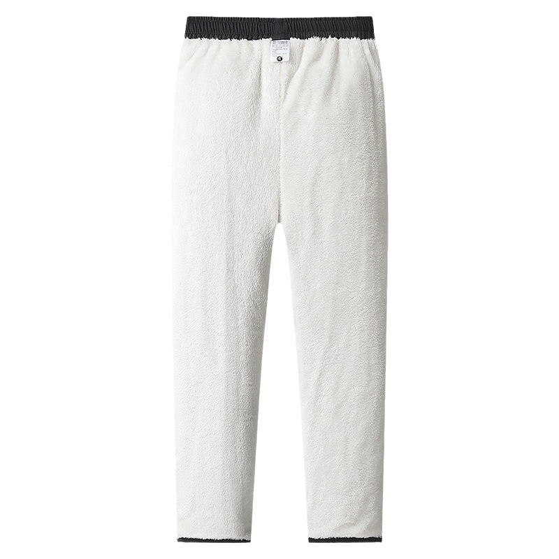 Pantalones de Cachemira 2023 Otoño e Invierno ropa exterior de los hombres pantalones de algodón cálido más el tamaño de lana forrada gruesa pantalones casuales calientes al por mayor