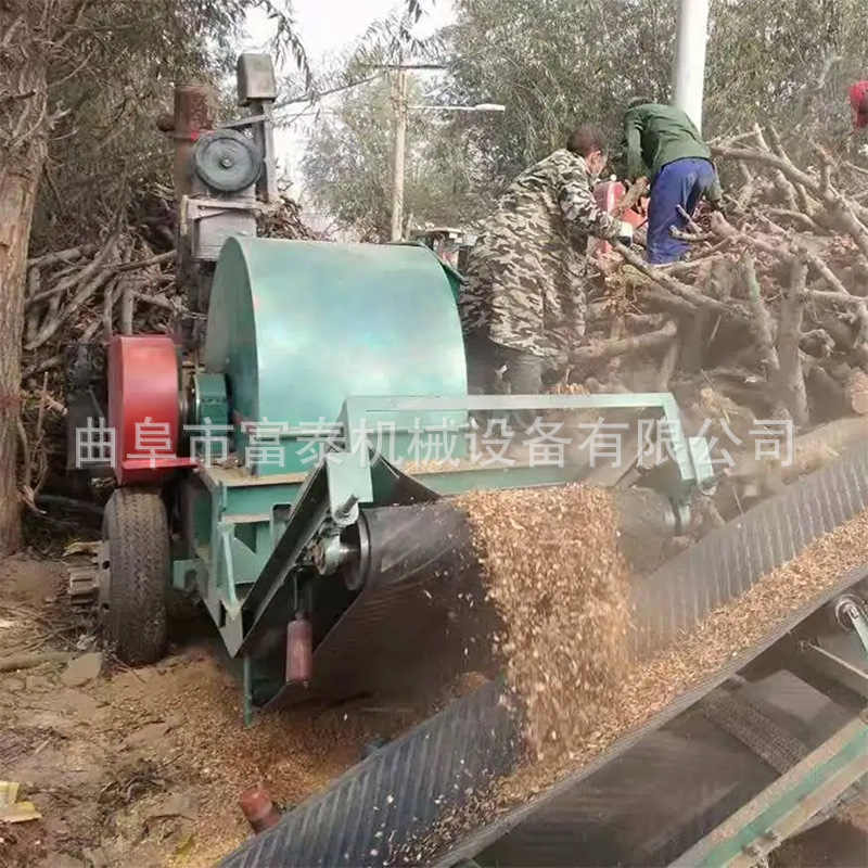 果木树枝粉碎机 干湿两用木材木头粉碎机 废旧建筑模板粉碎机
