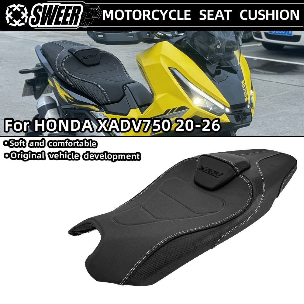 Suitable for the new 25-26 Honda XADV750 upgraded seat assembly, modified with comfortable soft leather backrest and seat cushion