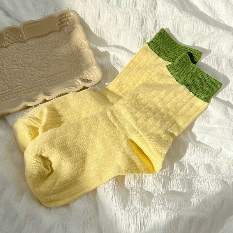 Calcetines infantiles de algodón fino colores surtidos primavera verano al por mayor