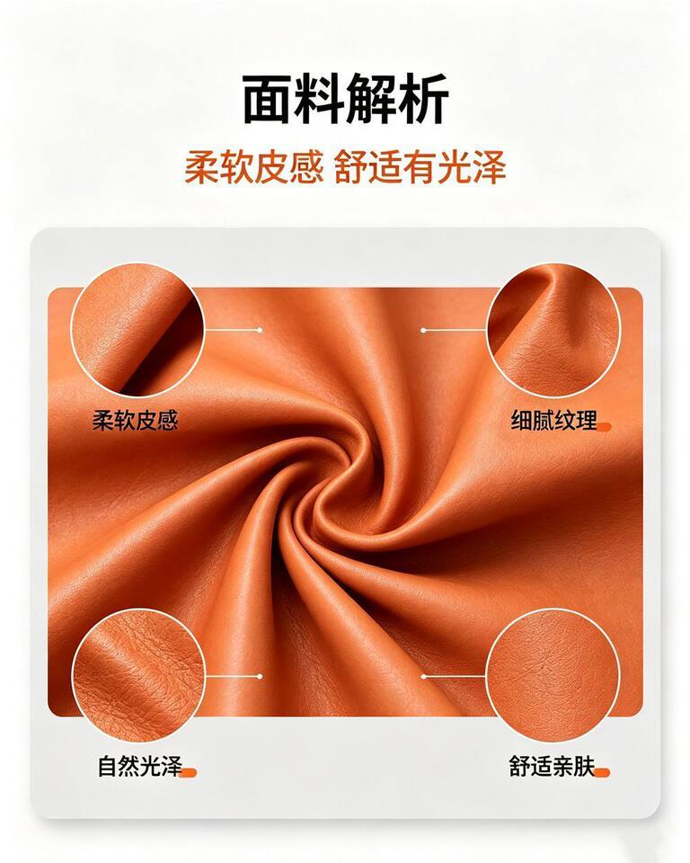 Áo khoác da nữ dáng ngắn ôm vừa, cổ lập, tay dài, phong cách thanh lịch — Cam Hermès, đen chi tiết 7