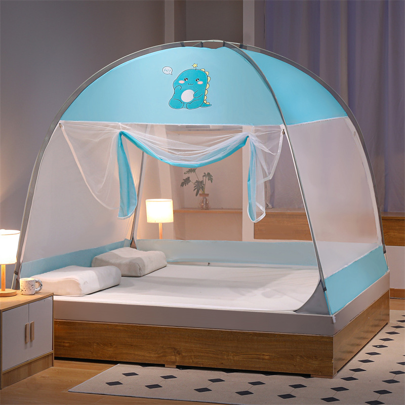 2024 nueva malla de cifrado mayor tela de polvo libre de instalación yurta mosquitera