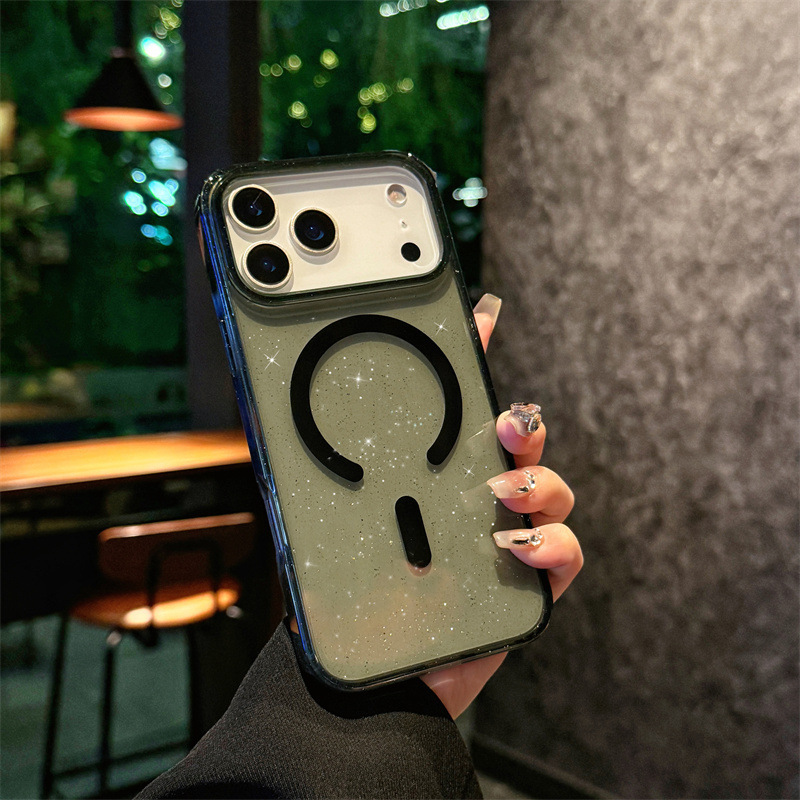 终结者闪粉适用苹果17手机壳iphone17pro/17Air磁吸壳17promax|undefined
