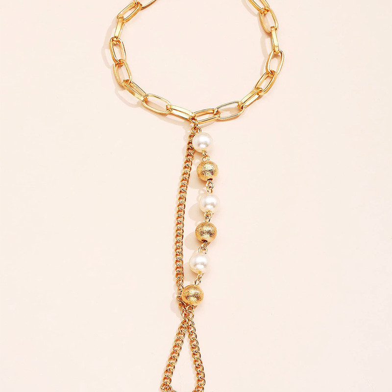 gioielli alla moda, eleganti e versatili per le donne, semplice e classico braccialetto con catena di perle_voghion.com