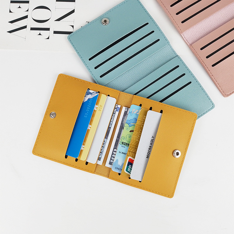 Pu cuero spot tarjeta para mujeres hombres bolsa de tarjetas universal ultra delgada gran capacidad tarjeta bolsa de tarjetas personalizada