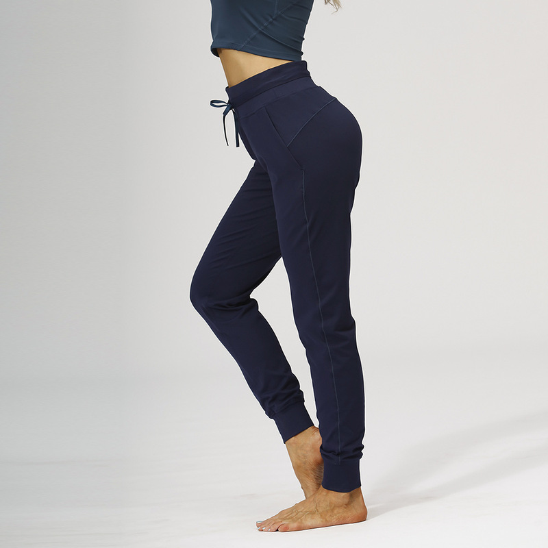 Yoga Wear Women's Sports Casual Pants Outdoor Drawstring Quick-Drying Breathable High-Waist Elastic Leg Training Jogging Pants Yoga Wear Women's Sports Casual Pants Outdoor Drawstring Quick-Drying Breathable High-Waist Elastic Leg Training Jogging Pants